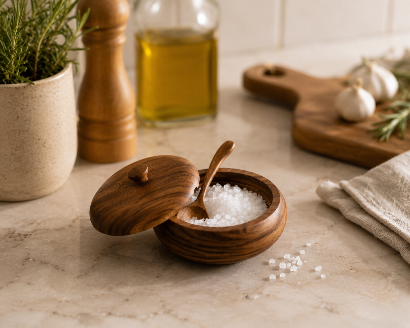 Timber Bowl + Spoon