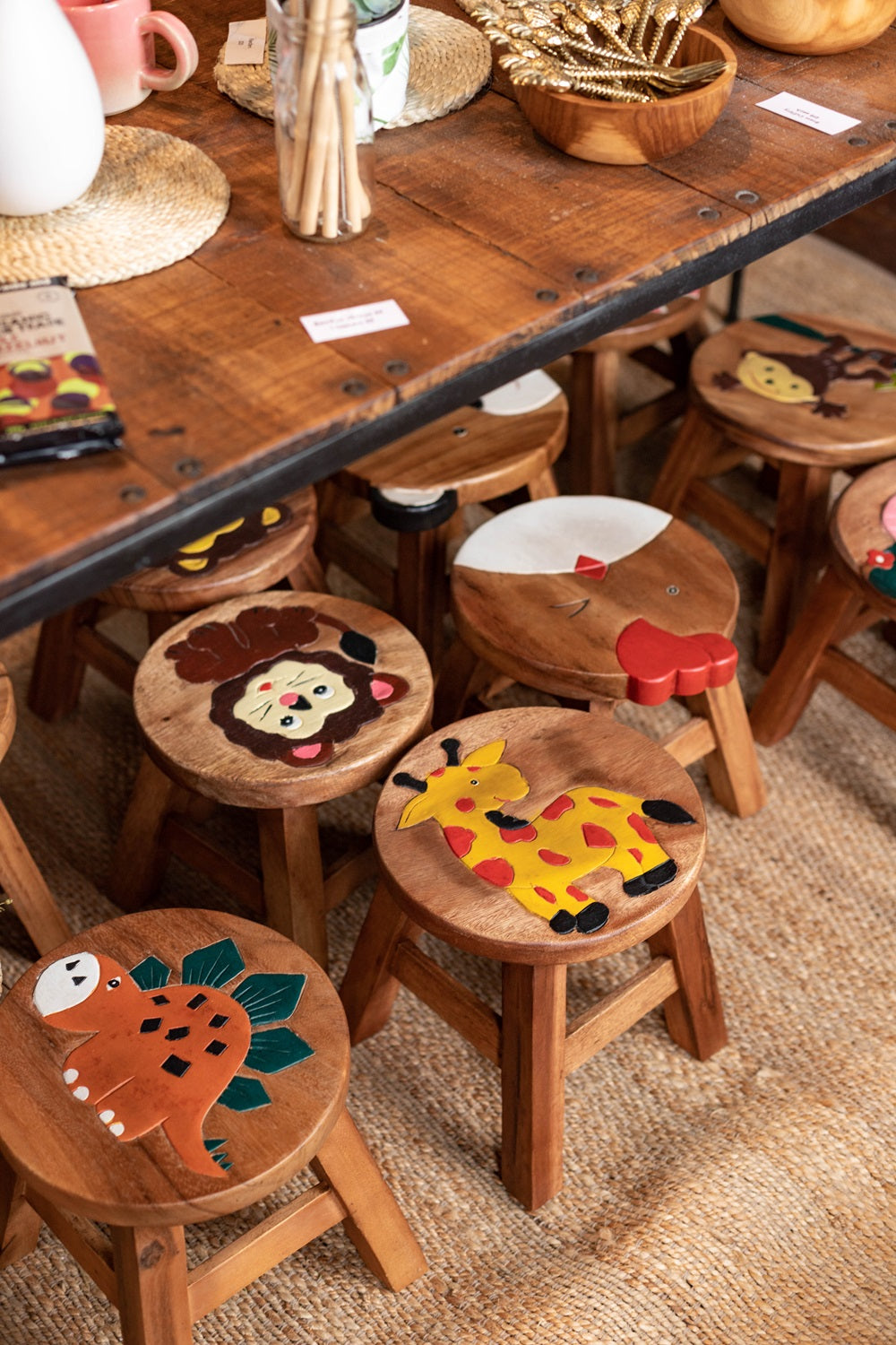 Handcrafted Wooden Stools
