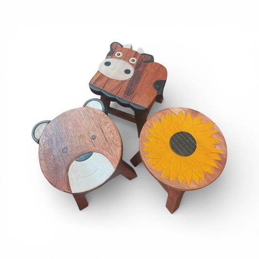 Handcrafted Wooden Stools